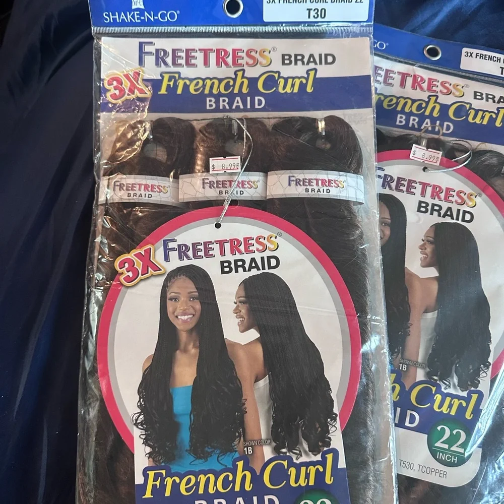 Synthetic French Curl Braid - 22